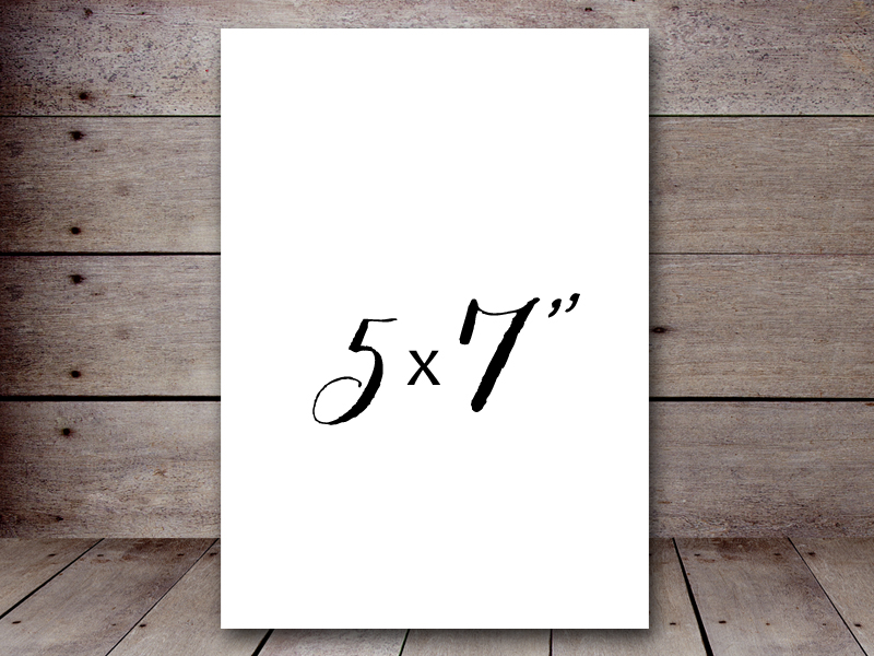 Blank 5x7 2 To A Page Printable Template